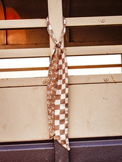 Desert Checkerboard Brand Twilly