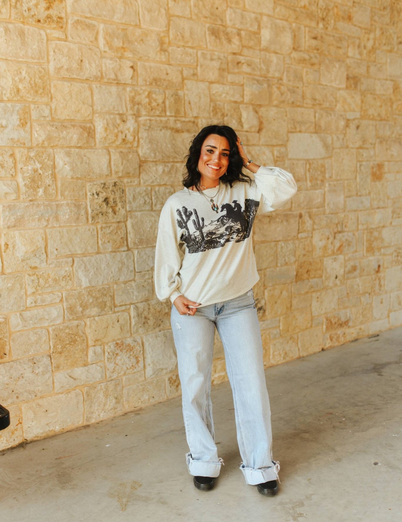 Desert Cowboy Graphic SweatshirtS