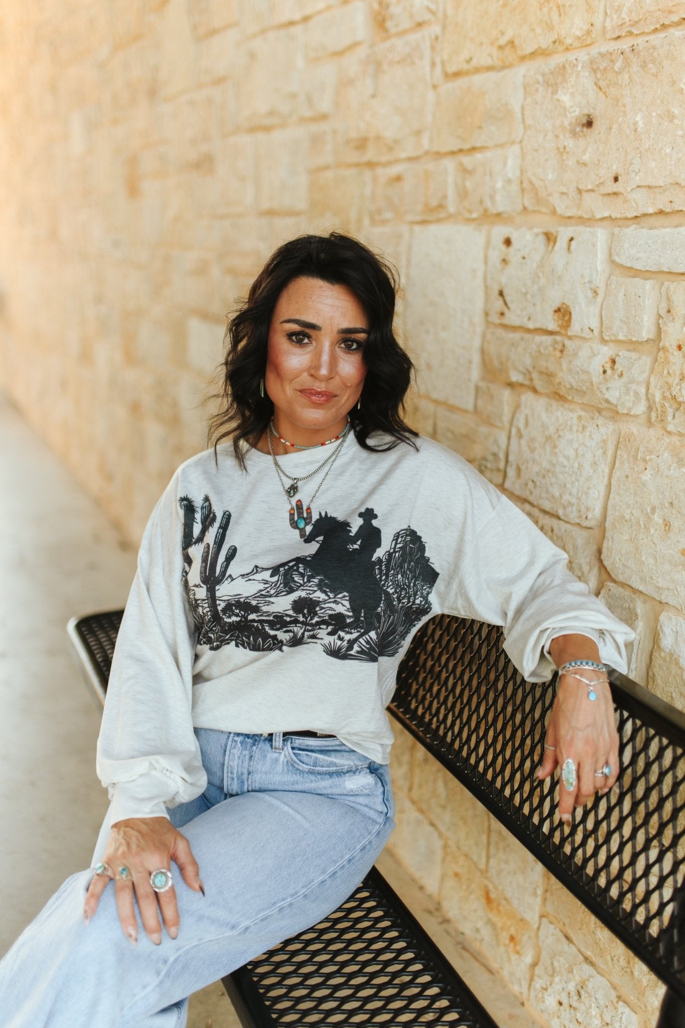 Desert Cowboy Graphic SweatshirtS
