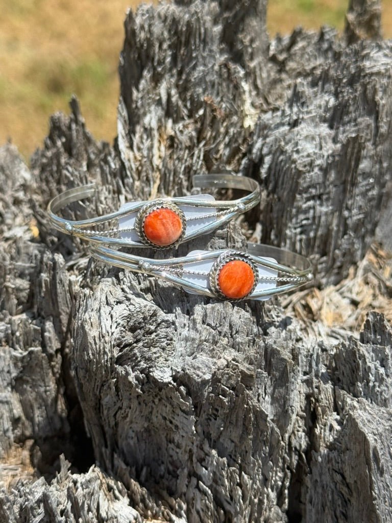 Desert Ember Silver Cuff