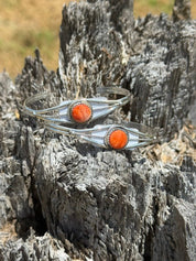 Desert Ember Silver Cuff