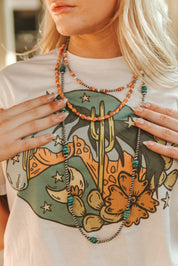 Desert Infinity Beaded Necklace