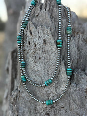 Desert Infinity Beaded Necklace