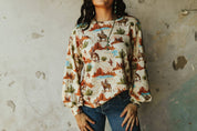 Desert Oasis Graphic SweatshirtS