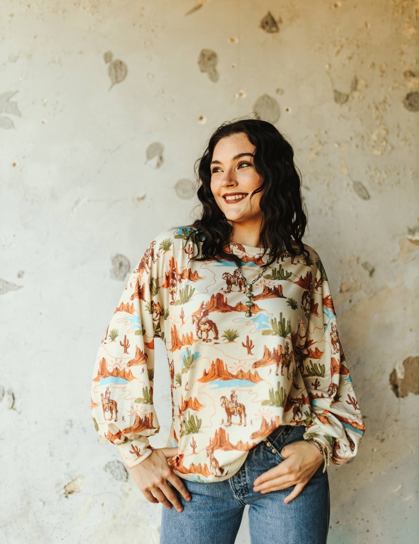 Desert Oasis Graphic SweatshirtS