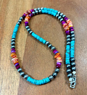 Desert Prism Beaded Necklace