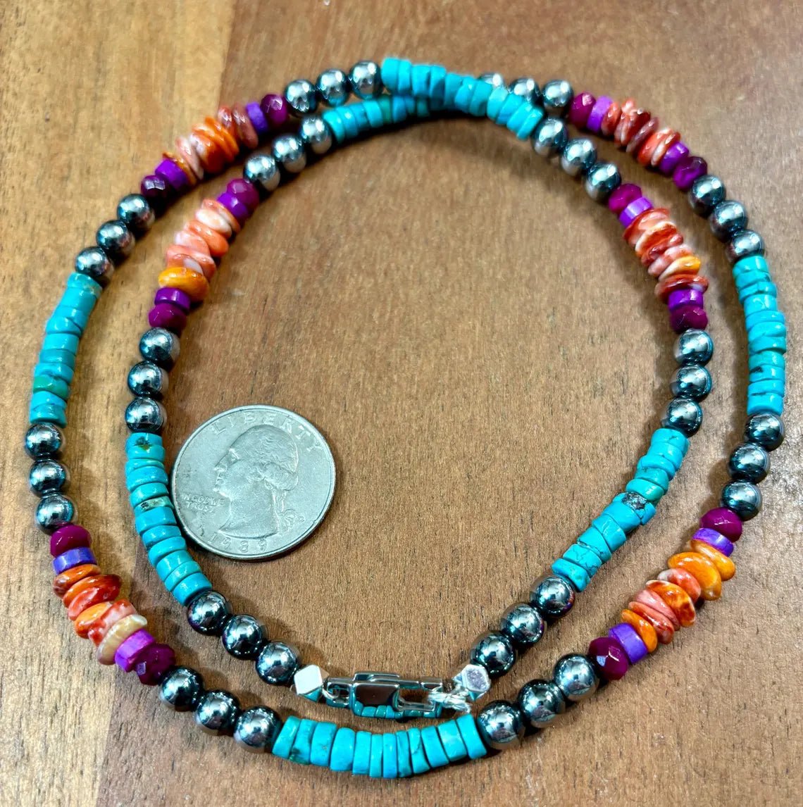 Desert Prism Beaded Necklace