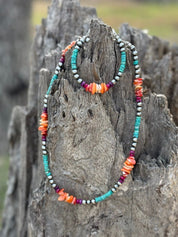Desert Prism Beaded Necklace