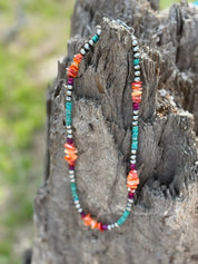 Desert Prism Beaded Necklace