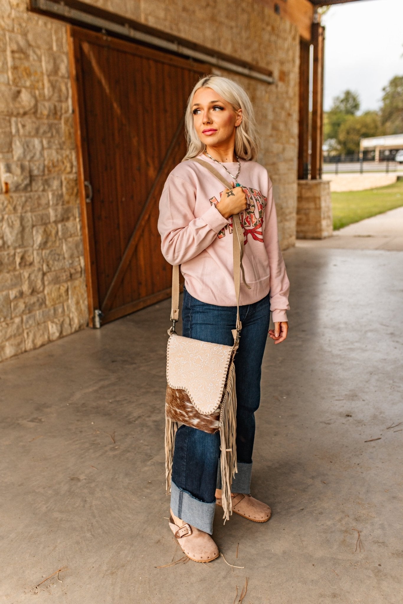 Desert Rider Fringed Crossbody Bag