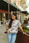 Desert Sand Short Sleeve Knit TopS