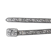 Desert Silver Moon Leather BeltS