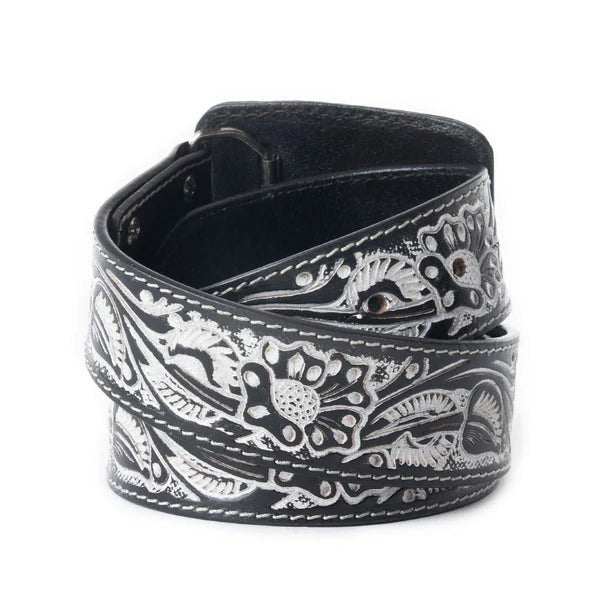 Desert Silver Moon Leather BeltS