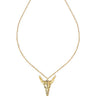 Desert Steer Skull Pendant NecklaceSilver