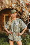 Dive Bar Beers Tree Camo Graphic TeeS