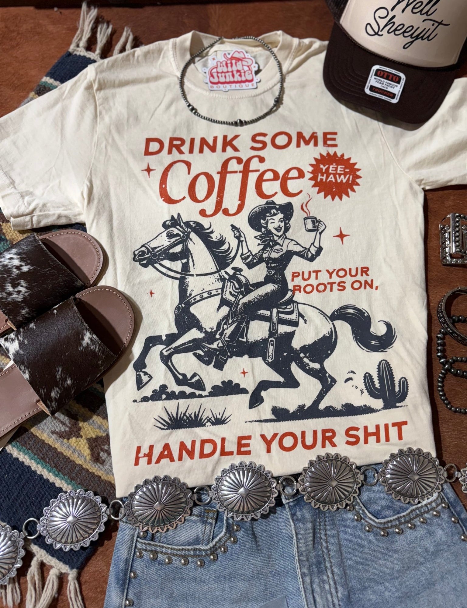 Drink Some Coffee Graphic TeeS