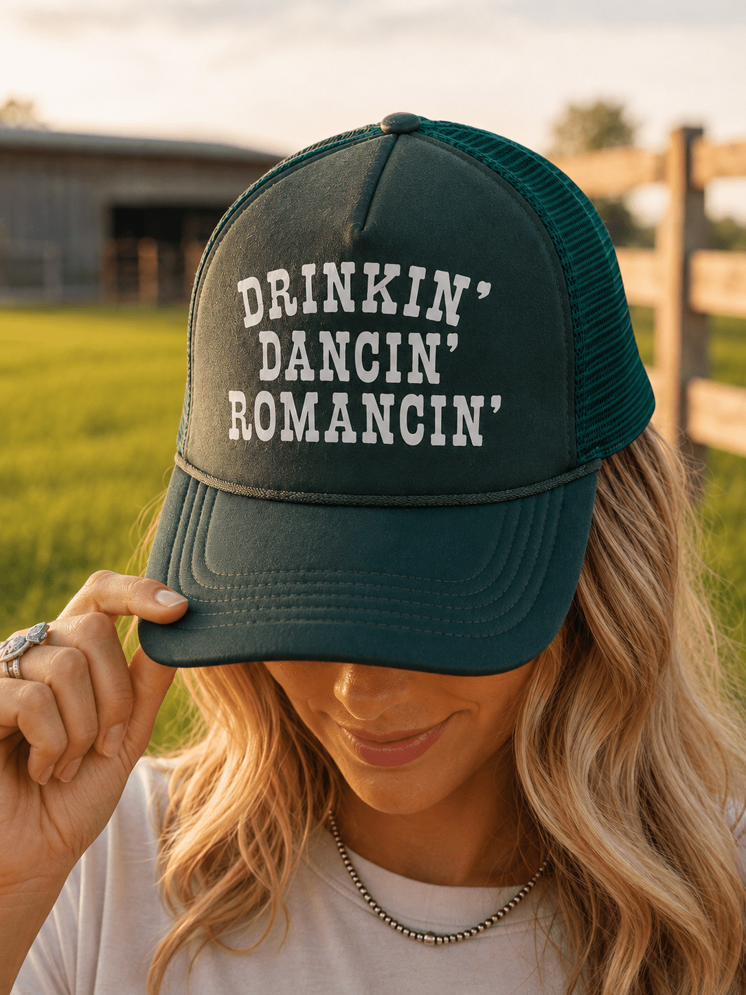 Drinkin' Dancin' Romancin' Trucker Hat