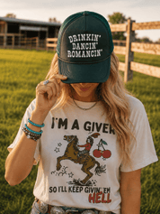 Drinkin' Dancin' Romancin' Trucker Hat