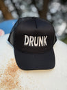 Drunk Embroidered Trucker Hat