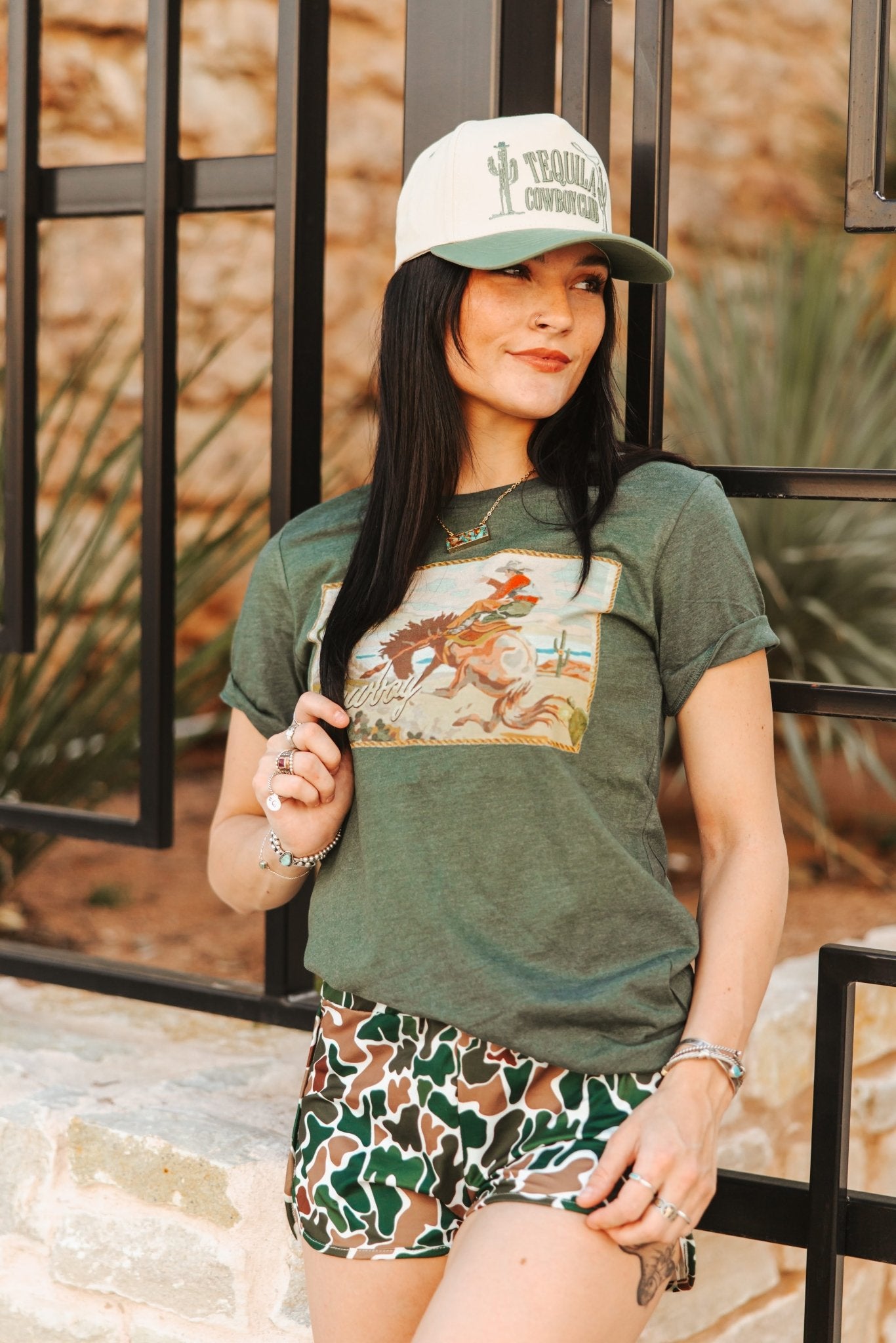 Duck Camo High Rise ShortsS