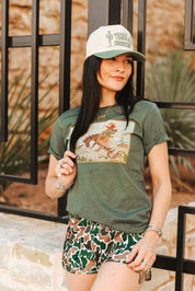 Duck Camo High Rise ShortsS