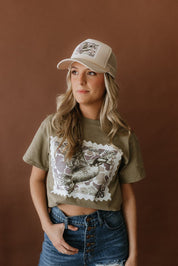 Duck Stamp Trucker HatKhaki