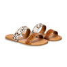 Embossed Leather and Cowhide Sandals6