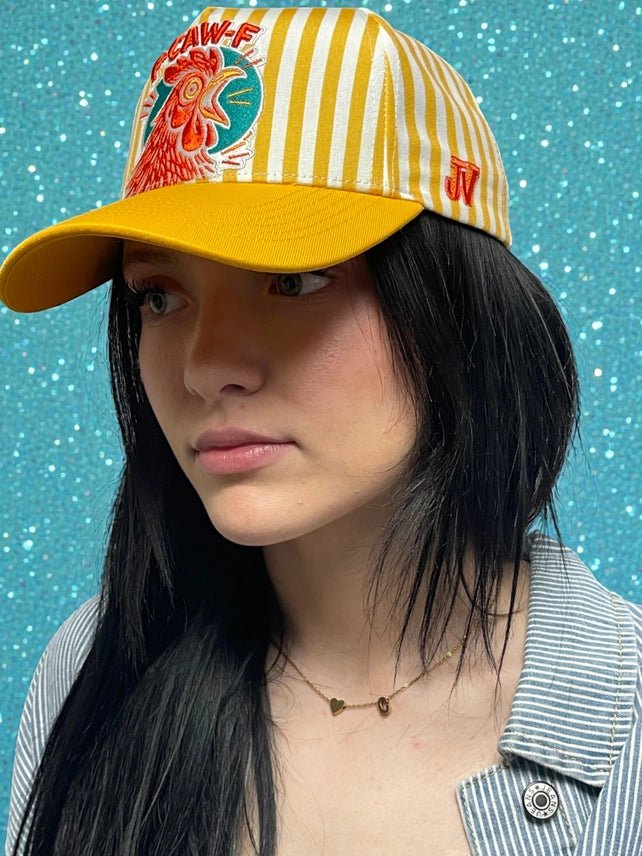 F - Caw - F Embroidered Trucker Hat