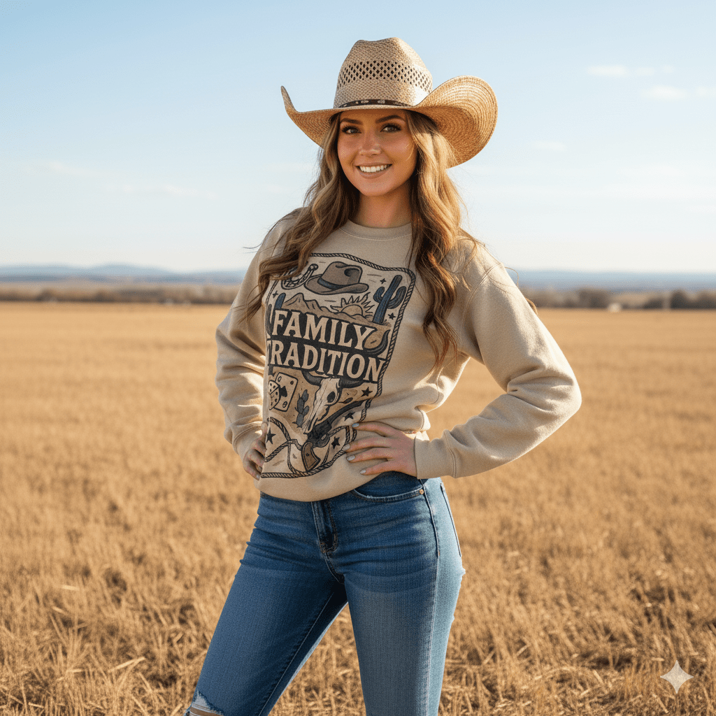 Family Tradition Graphic SweatshirtSandS