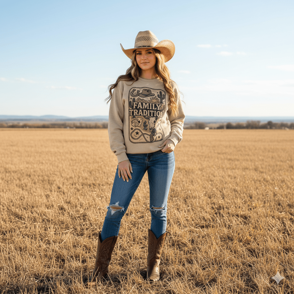 Family Tradition Graphic SweatshirtSandS
