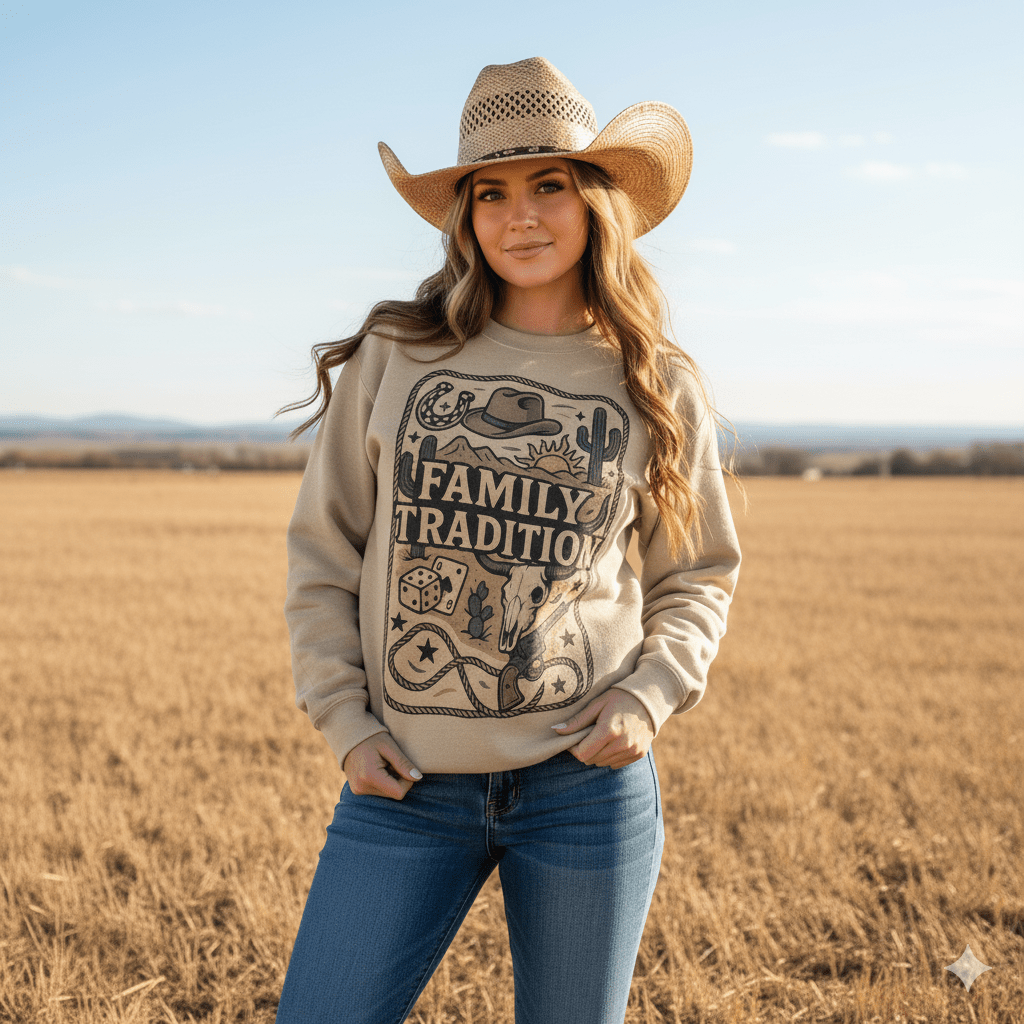 Family Tradition Graphic SweatshirtSandS