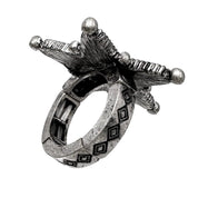 Faux Turquoise Stretch Star Ring