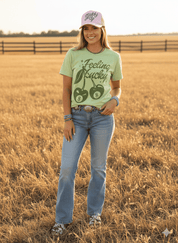 Feeling Lucky Graphic TeePistachioS