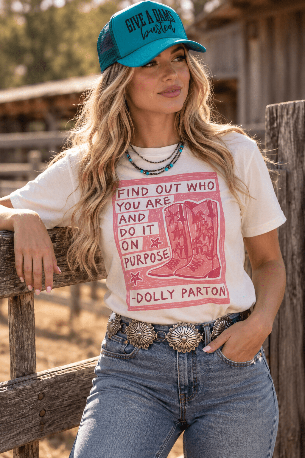 Find Out Who You Are Western Graphic TeeWhiteS