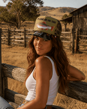 Fish Around And Find Trout Trucker Hat with Chain