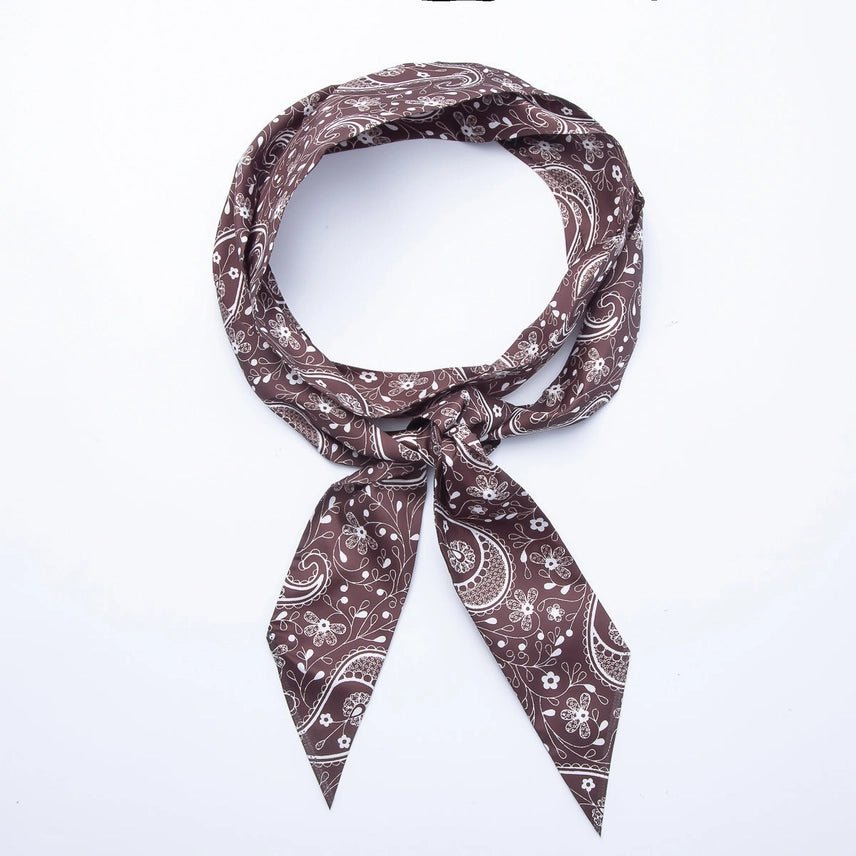 Floral Paisley Twilly Scarf