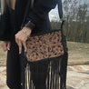 Floral Tooled Leather Crossbody Bag