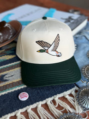 Flying Mallard Embroidered Trucker Hat