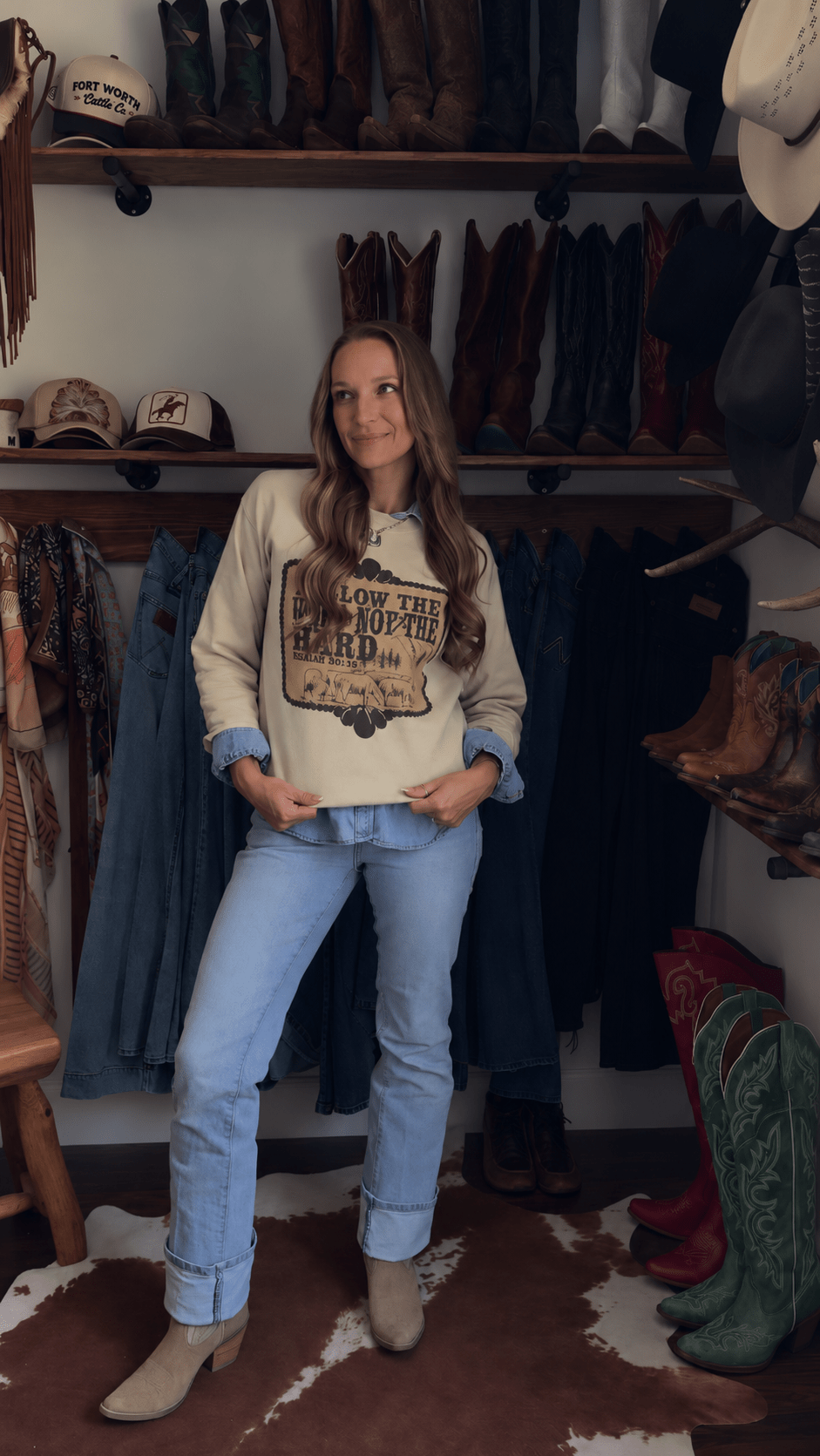 Follow The Word Not The Herd Graphic SweatshirtSandS