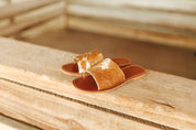 Genuine Cowhide Sandals - BrownMulti6