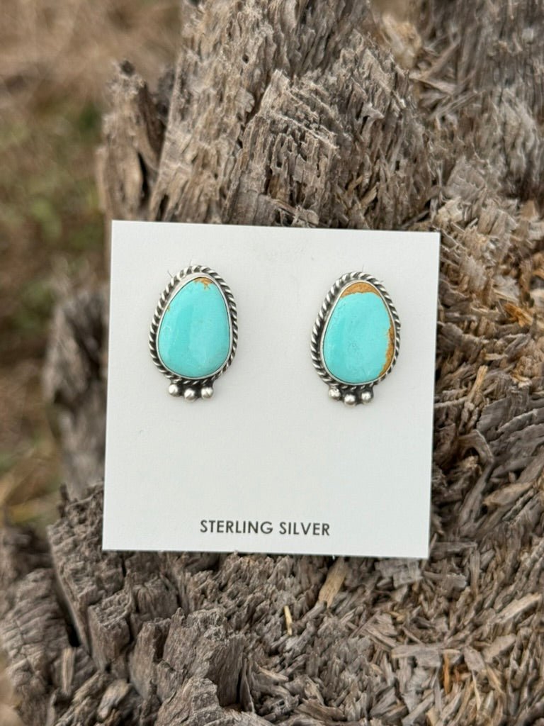 Genuine Sky Royston Turquoise Earrings