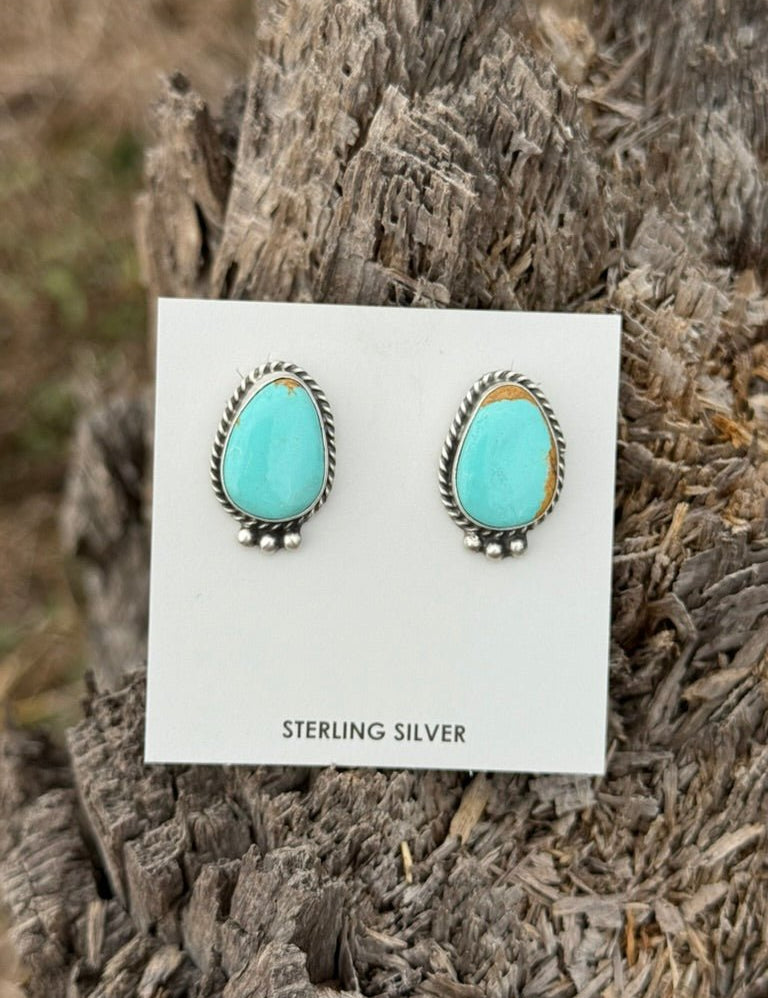 Genuine Sky Royston Turquoise Earrings