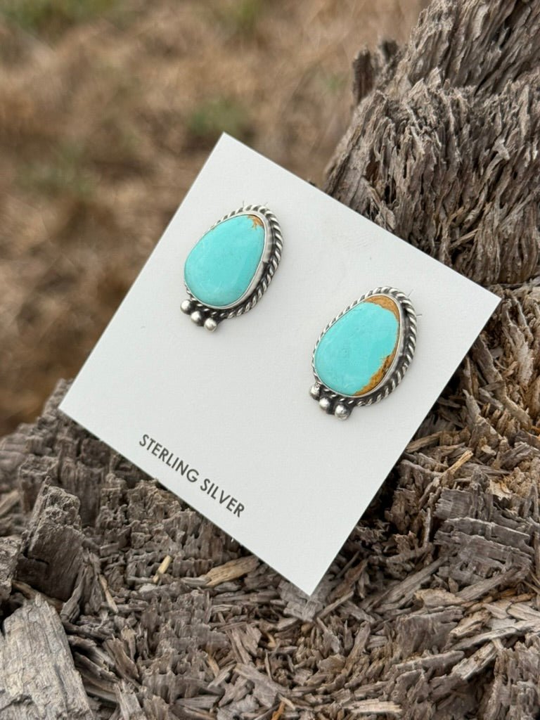 Genuine Sky Royston Turquoise Earrings