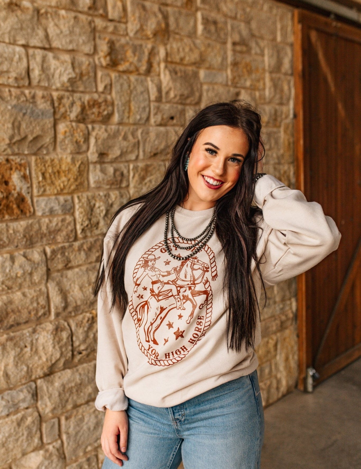 Get Off Your High Horse SweatshirtS