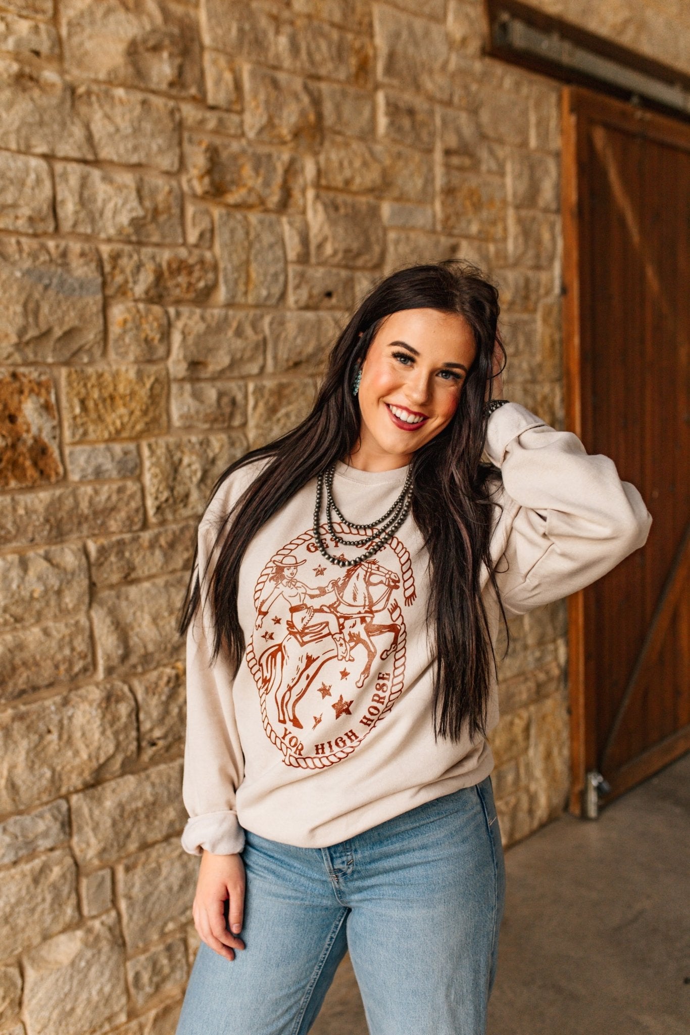 Get Off Your High Horse SweatshirtS