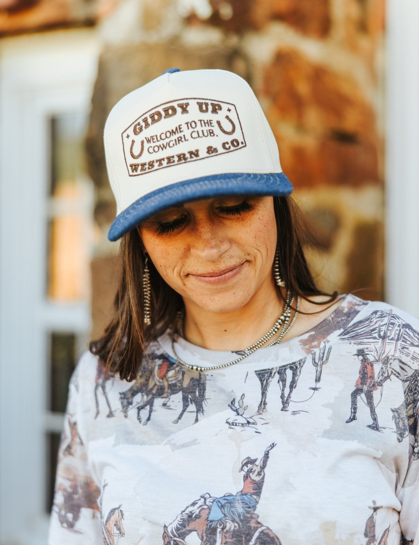 Giddy Up Embroidered Trucker Hat