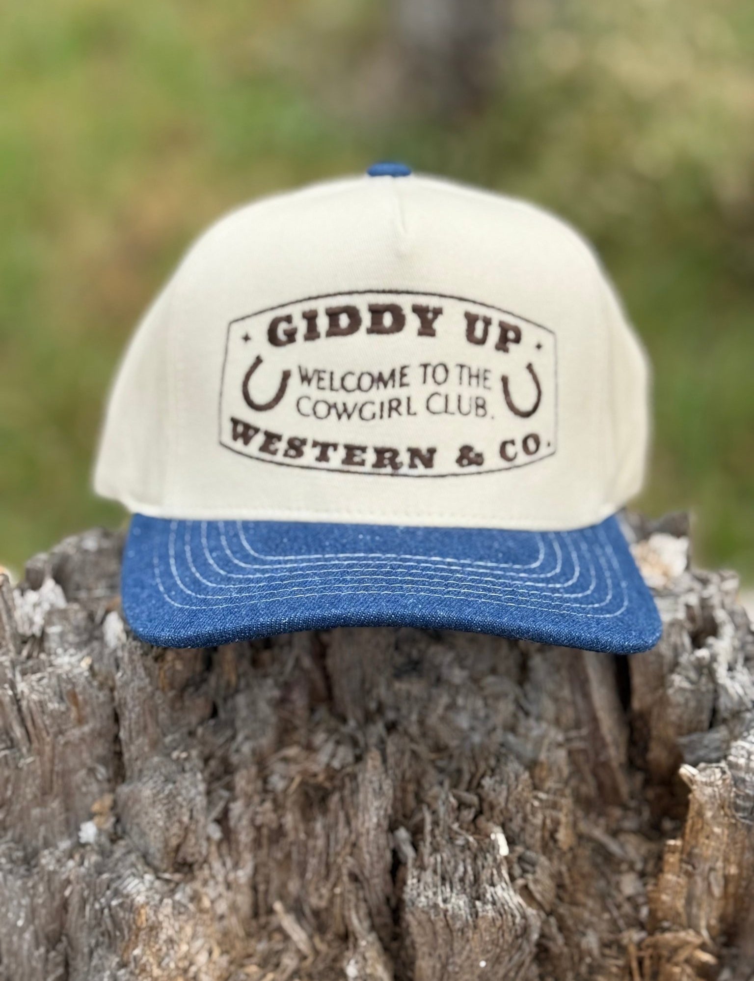 Giddy Up Embroidered Trucker Hat