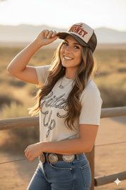 Giddy Up Twisted Rope Graphic TeeCementS