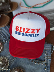 Glizzy Gobler Trucker HatRed & White