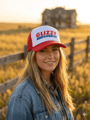 Glizzy Gobler Trucker HatRed & White